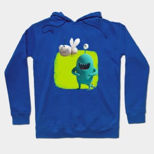 Cartoon monster Hoodie